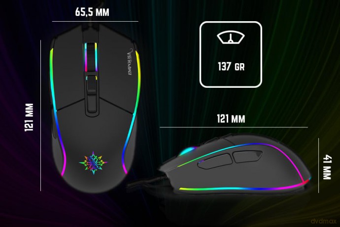 INCA Gaming Maus IMG-GT16 6400 DPI, RG