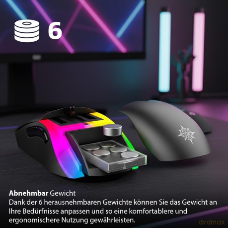 INCA Gaming Maus IMG-GT20 10000 DPI, RG