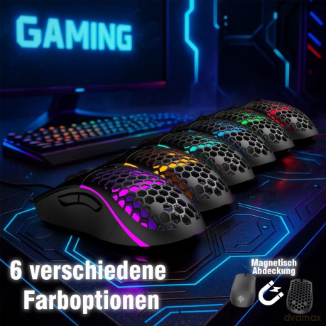 INCA Gaming Maus IMG-GT20 10000 DPI, RG