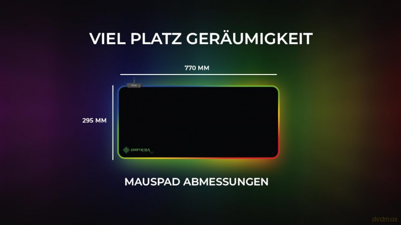 INCA Gaming Mauspad IMP-022 RGB-LED, 77