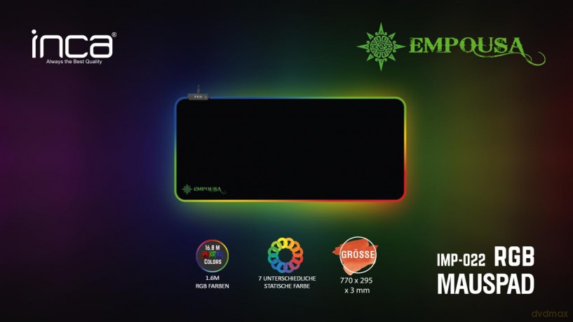 INCA Gaming Mauspad IMP-022 RGB-LED, 77