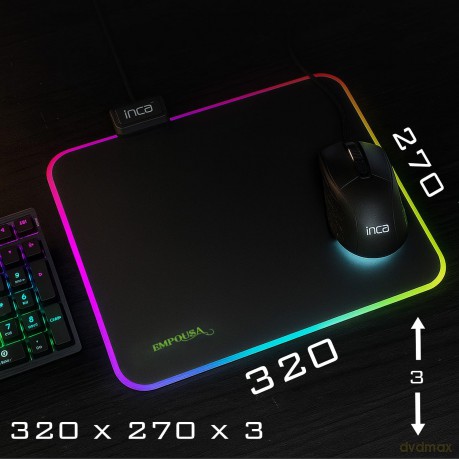 INCA Gaming Mauspad IMP-024 RGB 7 LED,