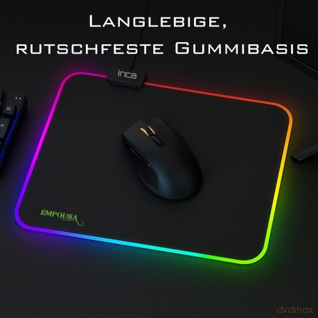 INCA Gaming Mauspad IMP-024 RGB 7 LED,