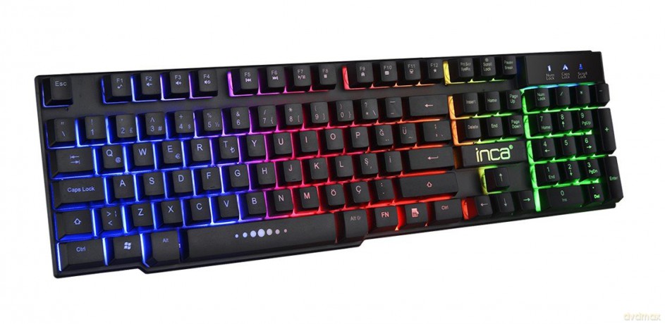 INCA Gaming Tastatur IKG-446 Regenbogen