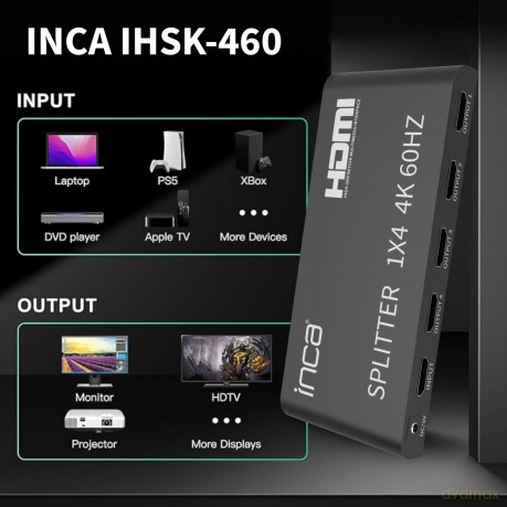 INCA HDMI-Splitter IHSK-460 HDMI-Version