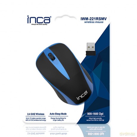 INCA Maus IWM-221RSMV 1000 DPI,Wireless,