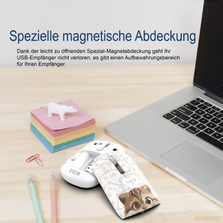 INCA Maus IWM-242K Wireless, Katzenmot