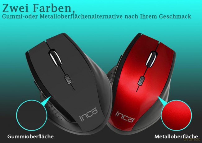 INCA Maus IWM-500GLK 1600 DPI,Wireless,