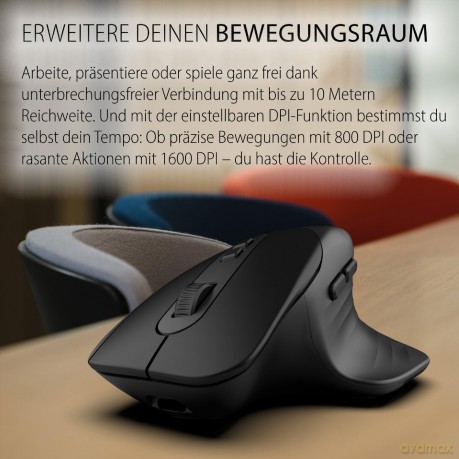 INCA Maus IWM-553S Ergonomisch, wireles