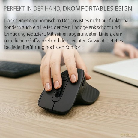 INCA Maus IWM-553S Ergonomisch, wireles