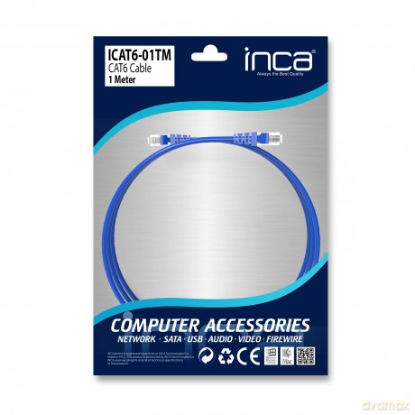 INCA Patchkabel ICAT6-01TM RJ45 Cat6 U