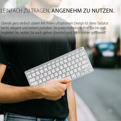 INCA Tastatur IBK-569BT ultradźnn, Blue