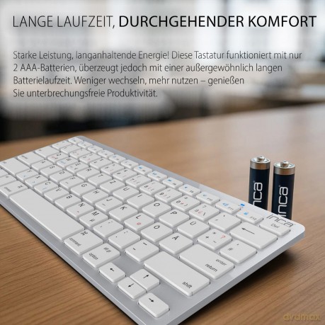 INCA Tastatur IBK-569BT ultradźnn, Blue