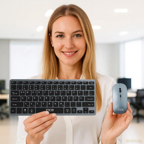 INCA Tastatur IBK-572BT BT 2.4G Smart Gr