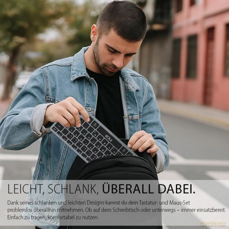 INCA Tastatur IBK-572BT BT 2.4G Smart Gr