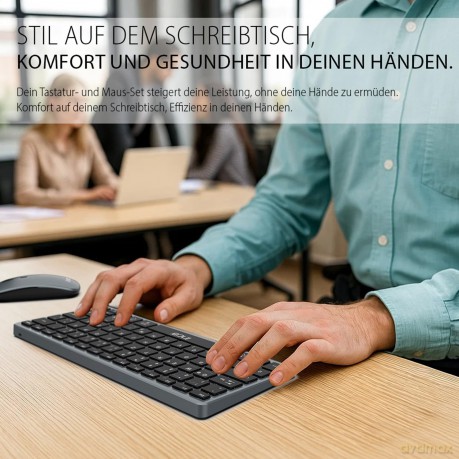 INCA Tastatur IBK-572BT BT 2.4G Smart Gr