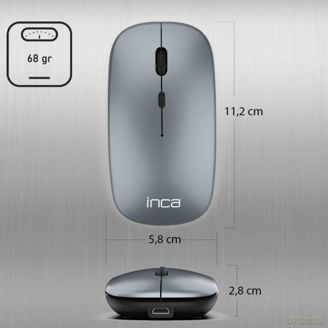 INCA Tastatur IBK-572BT BT 2.4G Smart Gr