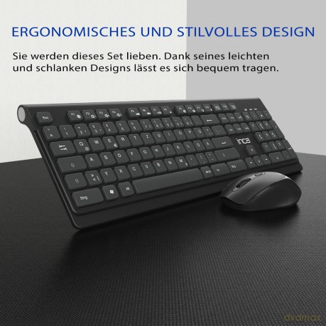 INCA Tastatur IWS-519 Wireless Set, M
