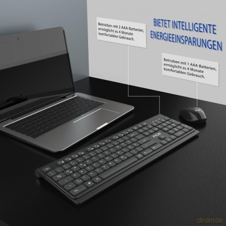 INCA Tastatur IWS-519 Wireless Set, M