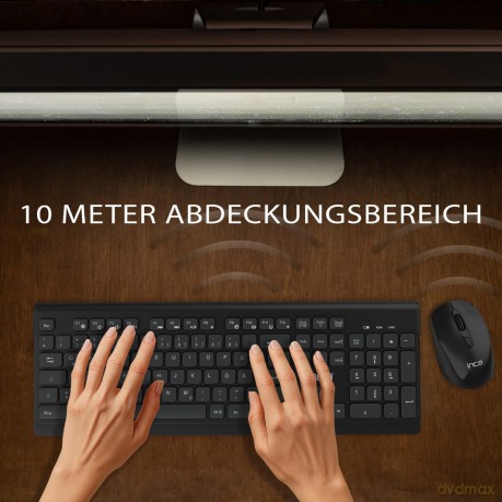 INCA Tastatur IWS-519 Wireless Set, M