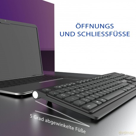 INCA Tastatur IWS-519 Wireless Set, M