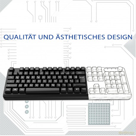 INCA Tastatur IWS-549U Wireless Set, B