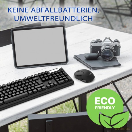 INCA Tastatur IWS-549U Wireless Set, B