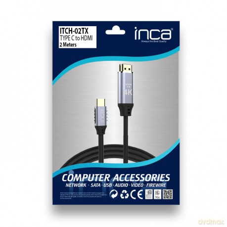 INCA USB Kabel ITCH-02TX Typ C > HDMI, 1