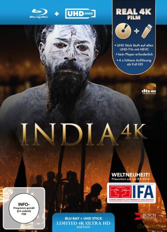 India 4k (Uhd Stick In Real 4k [Blu-Ray]