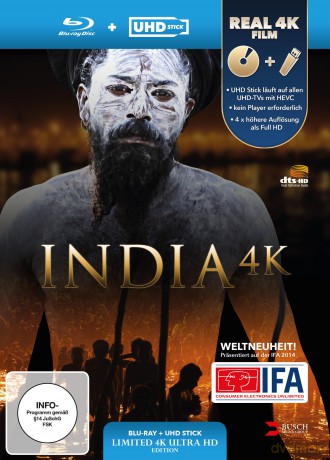 India 4k (Uhd Stick In Real 4k [Blu-Ray]