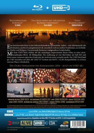 India 4k (Uhd Stick In Real 4k [Blu-Ray]