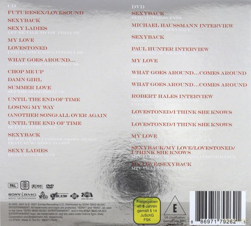 Justin Timberlake: FutureSex/LoveSounds (DeLuxe) [CD]+[DVD] 