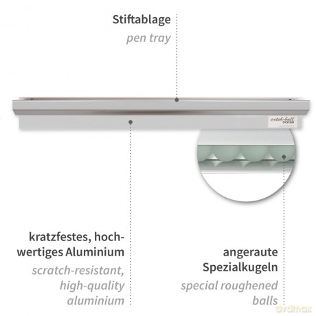 Infobord Power-GRIP 50cm silbe
