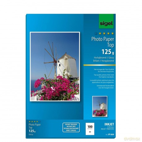 Inkjet-Photo-Pap.125g A4 100Bl
