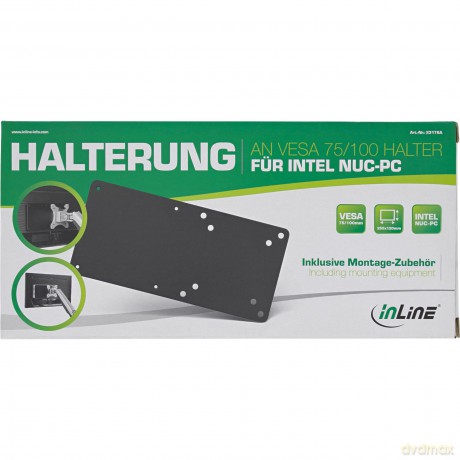 InLine Halterung fźr Intel NUC-PC