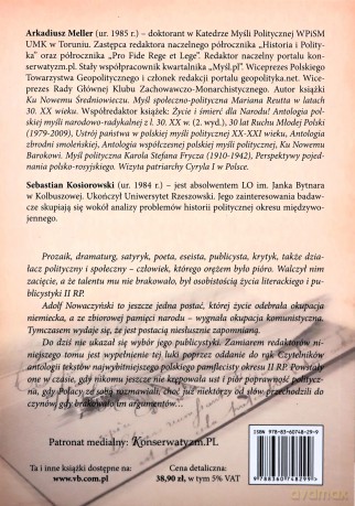 Z bojów Adolfa Nowaczyńskiego. Tom I - Arkadiusz Meller, Sebastian Kosiorowski [KSIĄŻKA]