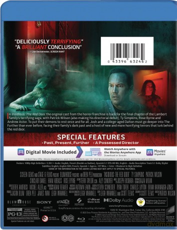 Insidious: The Red Door [Blu-Ray]