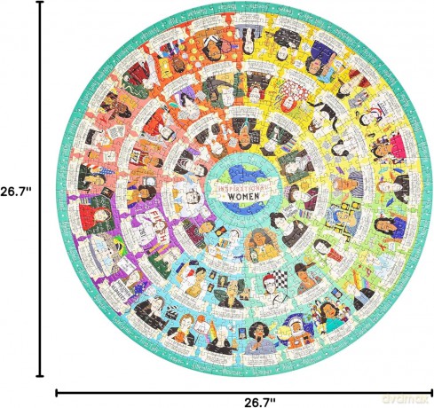 Inspirational Women 1000 Piece Jigsaw Puzzle [KSIĄŻKA]