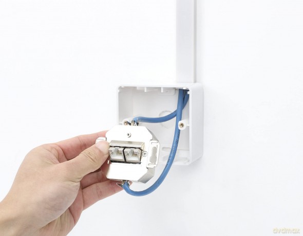 INTELLINET 2-Port Cat6a 10G RJ45-Unterpu