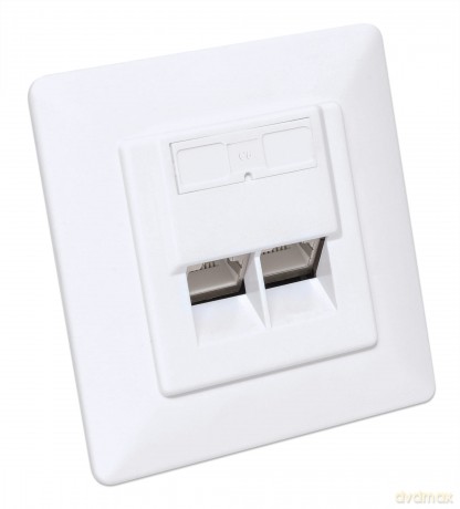 INTELLINET 2-Port Cat6a 10G RJ45-Unterpu