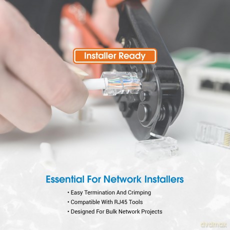 INTELLINET Modularstecker RJ45 Cat6 UTP