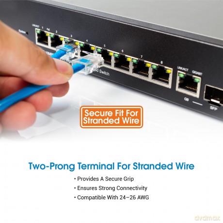 INTELLINET Modularstecker RJ45 Cat6 UTP