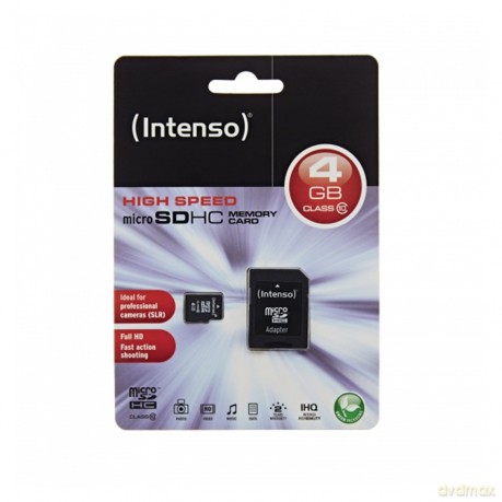 Intenso: Intenso microSDHC Card 4GB C10