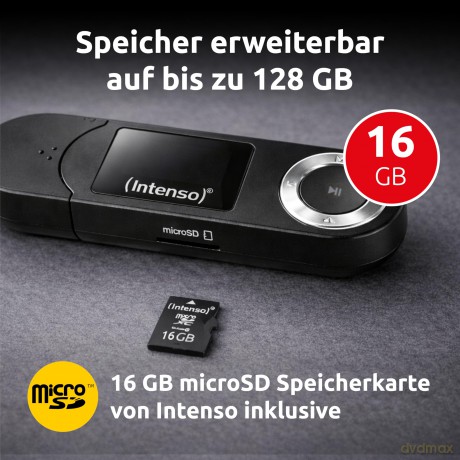 Intenso: Intenso Musik Walker MP3-Player schwarz