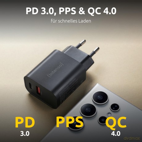 Intenso Power Adapter 1x USB-A/1x USB-C