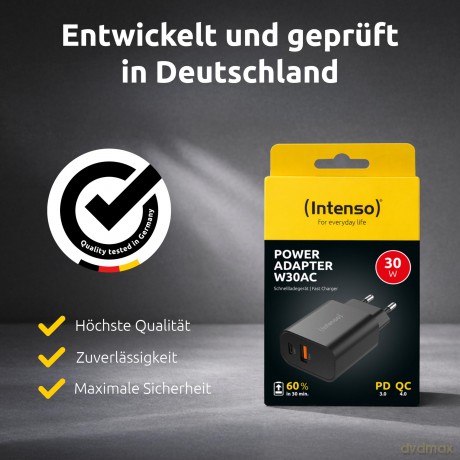 Intenso Power Adapter 1x USB-A/1x USB-C