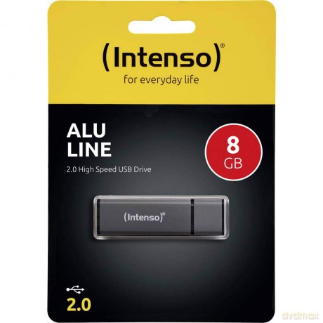 Intenso USB-St.AluLine 8GB sz