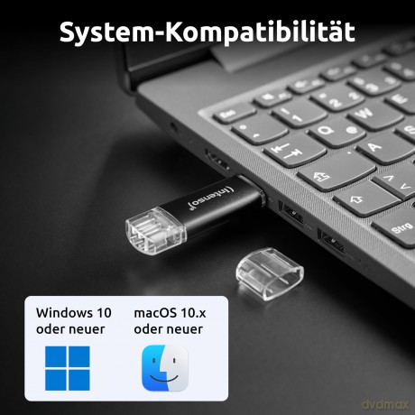 Intenso USB-Stick Twist Line anthrazit 3