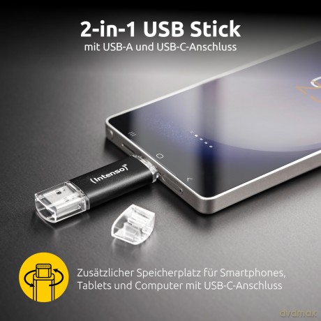 Intenso USB-Stick Twist Line anthrazit 3