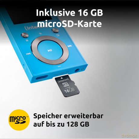 Intenso: Intenso Video Scooter MP4-Player blau 16